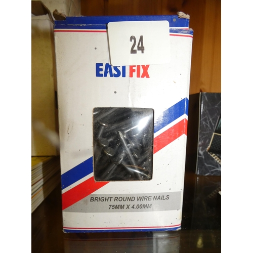 24 - QTY OF QUALITY EASY FIX  NAILS