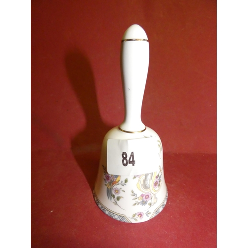 84 - VINTAGE COALPORT HANDLE BELL