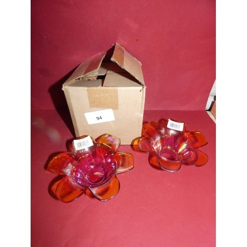 43 - TEA LIGHTS CANDLE HOLDERS