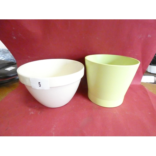 5 - 2 DECORATIVE PLANT POT