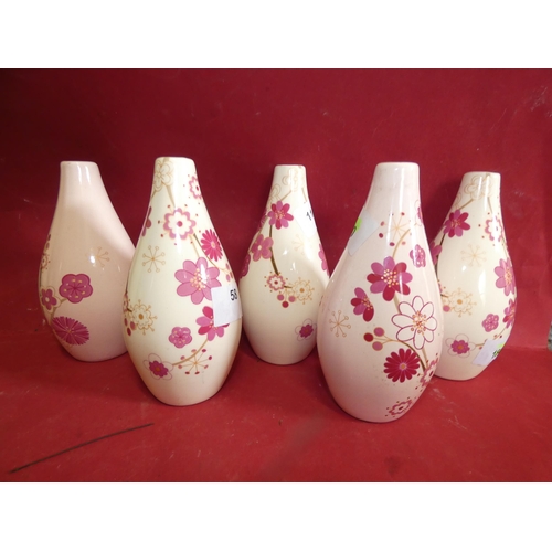 51 - 5 SMALL DECORATIVE VASES