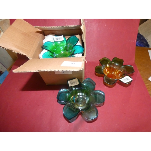 52 - TEA LIGHTS CANDLE HOLDERS