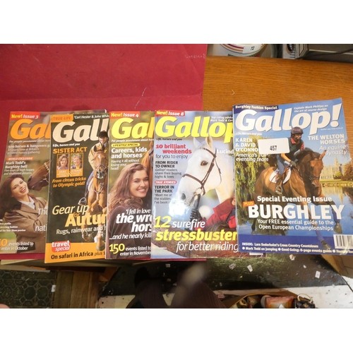 101 - 5 VINTAGE GALLOP MAGAZINES