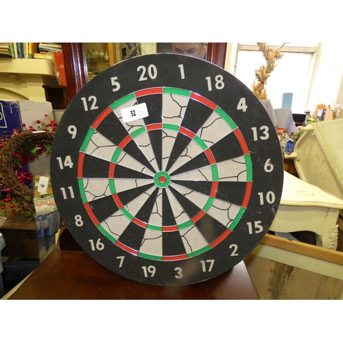 52 - CORK DARTBOARD