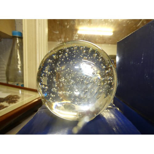 4 - 4 CLEAR GLASS PAPER WEIGHTS