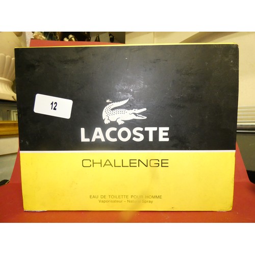 12 - LACOSTE GIFT SET IN ORIGINAL BOX