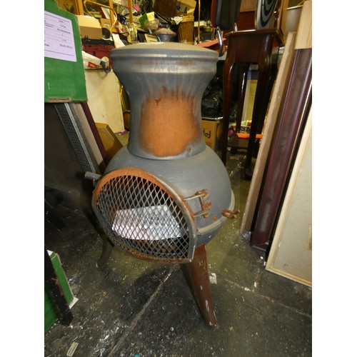 53 - CAST IRON CHIMINEA