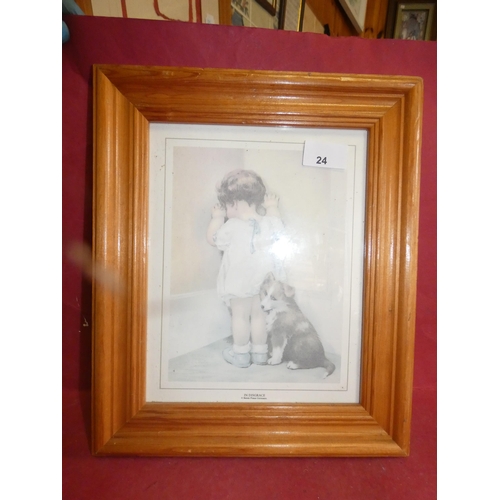 24 - FRAMED PICTURE