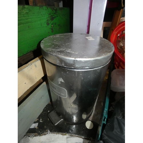 38 - STAINLESS STEEL BIN