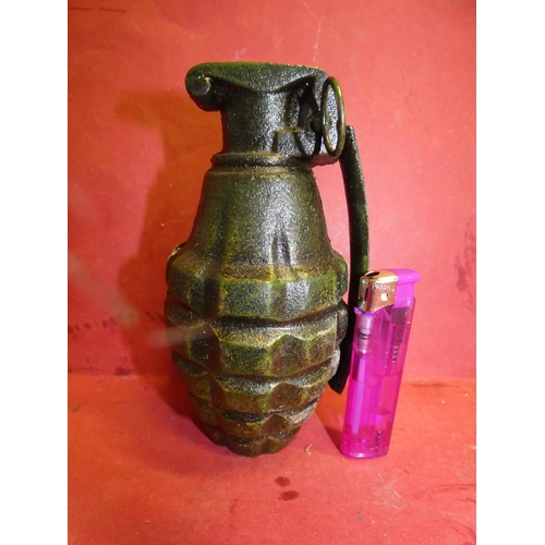 24 - GRENADE SHAPE MONEY BOX