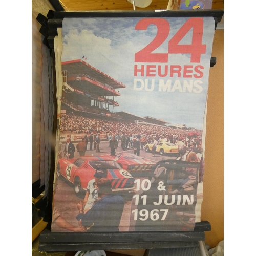 112 - 1967 24 HOURS OF LE MANS ORIGINAL HANGING CANVAS