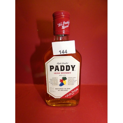 144 - A NAGGIN OF TRIBBLE STILLED  PADDY IRISH WHISKEY