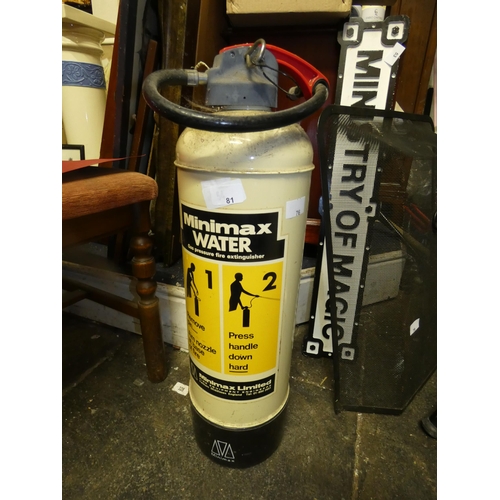 76 - HOME FIRE SAFETY extinguisher