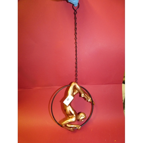 98 - GOLDEN EFFECT ACROBATIC HANGING MAN