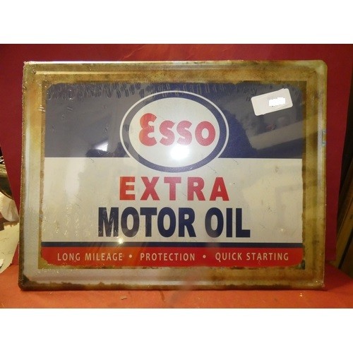 27 - ESSO ENAMILIZED  TIN SIGN