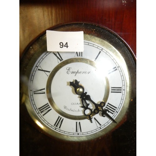 94 - QUARTZ EMPEROR WALL CLOCK