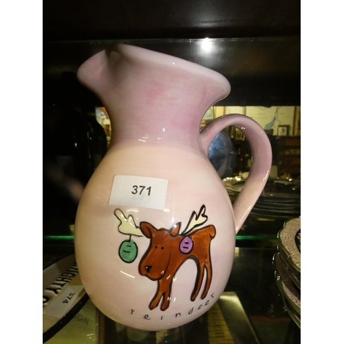 371 - HAUSEN WARE CHRISTMAS JUG