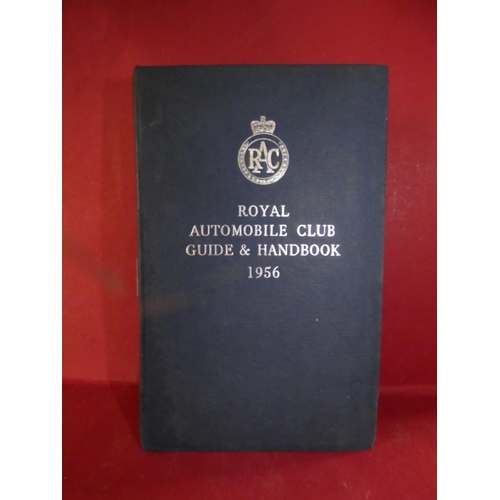 12 - ROYAL AUTOMOBILE  CLUB  GUIDE AND HANDBOOK 1956