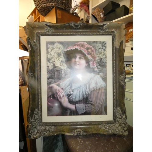 40 - VINTAGE GILT FRAMED LADIES PORTRAIT