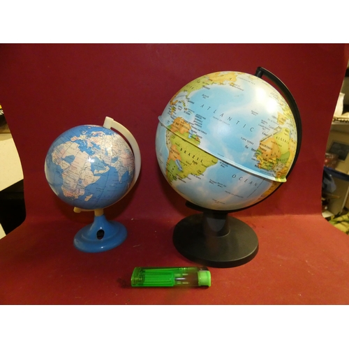 28 - PAIR OF VINTAGE GLOBES