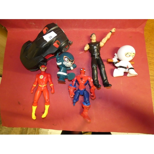 25 - QTY OF MARVEL FIGURINES