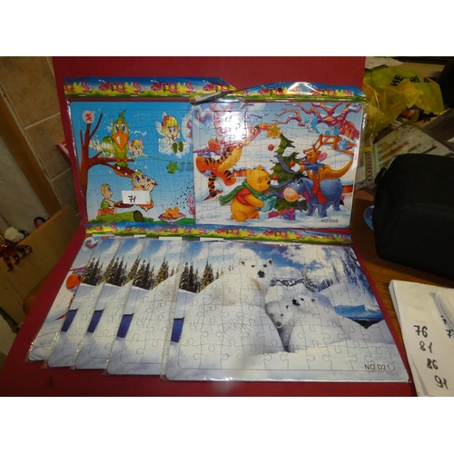 71 - QTY OF KIDS PUZZLES