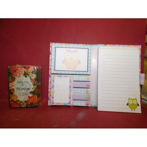 89 - 3 NEW NOTEPADS AND SCRAPBOOK