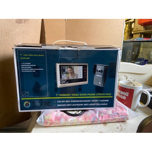 853 - 7'' HANDSET VIDEO DOOR PHONE-TOUCH PAD