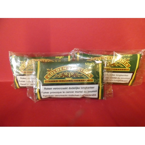 14 - 3 PCS.*50 GR. OF HAND ROLLING TOBACCO