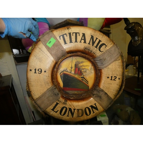 190 - A REPLICA TITANIC LIFEBUOY