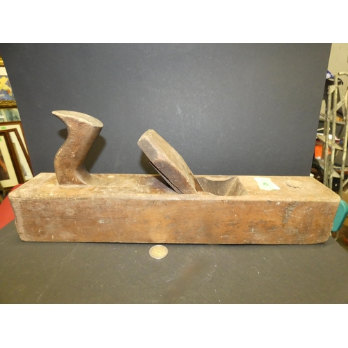 42 - VINTAGE WOODEN JACK PLANE