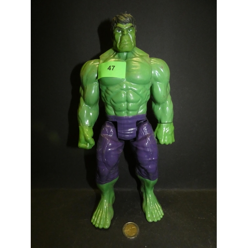 47 - MARVEL LARGE HULK FIGURINE