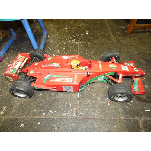 52 - LARGE RED FERRARI SCHUMACHER MODEL