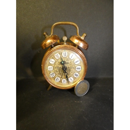 7 - Vintage Blessing West Germany Mini Wind Up Alarm Clock