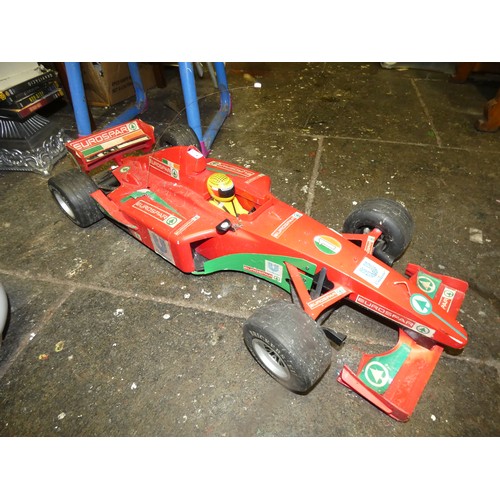 52 - LARGE RED FERRARI SCHUMACHER MODEL