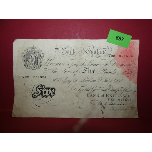 697 - OLD WHITE FIVER