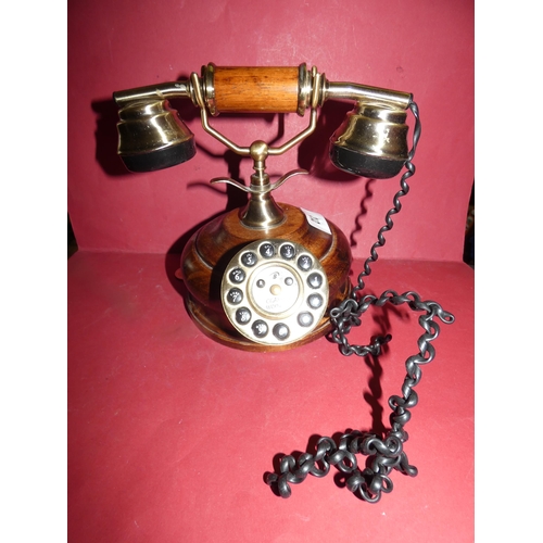 212 - RETRO DIAL TELEPHONE (PUSH BUTTON) - pwo