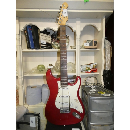 776 - ARIA RED ELECTRIC GUITAR