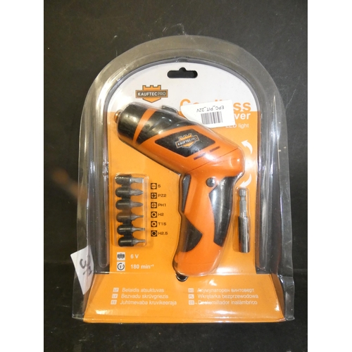 34 - 6V BATTERY OPERATED SCREWDRIVER