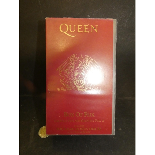 55 - QUEEN GREATEST  HITS & GREATEST HITS II ON VHS - COLLECTORS