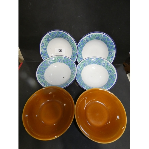 8 - PORCELAIN COLLECTION INC. 4 x STAFFORDHIRE BOWLS