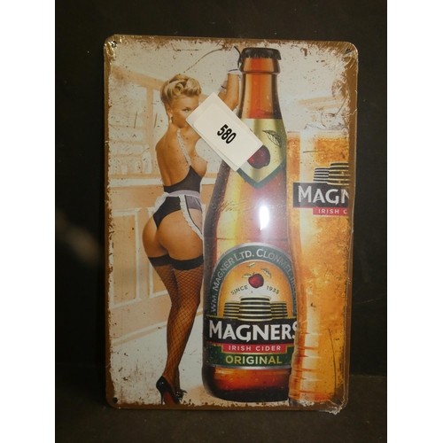 26 - MAGNERS TIN SIGN