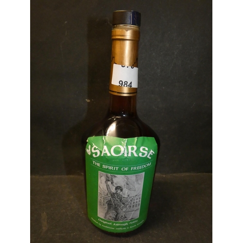 984 - BOTTLE OF SAOIRSE POITIN