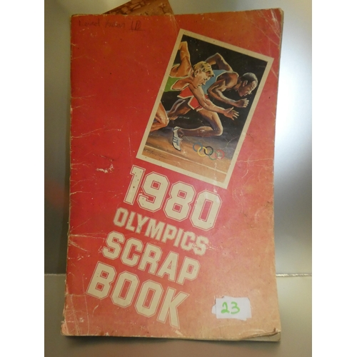 23 - 1980 OLYMPICS SCRAP BOOK