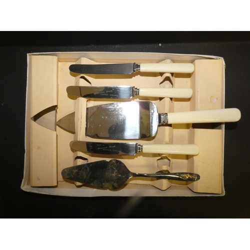 56 - VINTAGE CUTLERY PIECES, INC.SHEFFIELD SERVING KNIVES