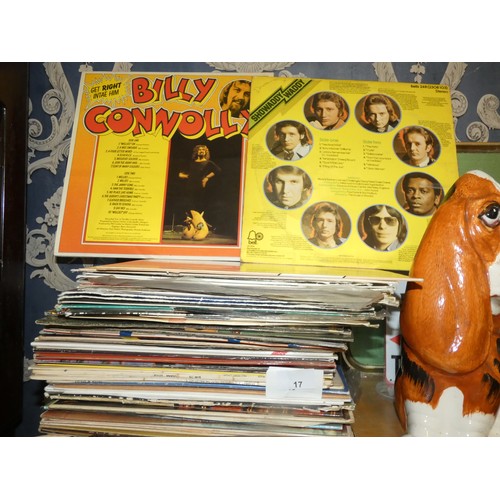 15 - QTY OF POPULAR VINYLS, INC. BILLY CONNOLY, SHOWADDY WADDY