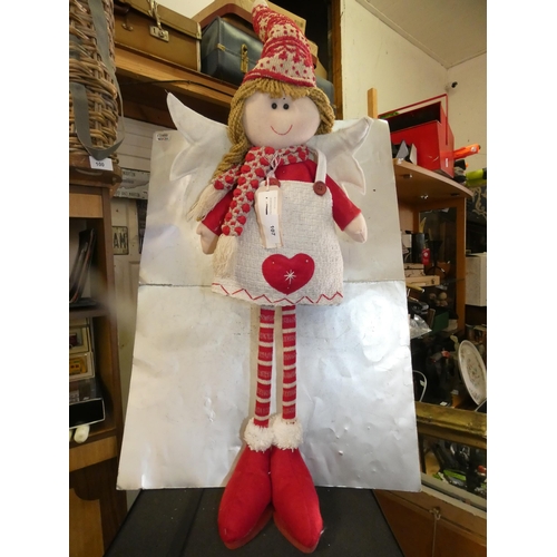 107 - HAND MADE 3 FT XMAS DECORATION