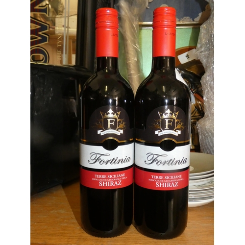 13 - 2 BOTTLES OF FORTINIA SHIRAZ RED WINE