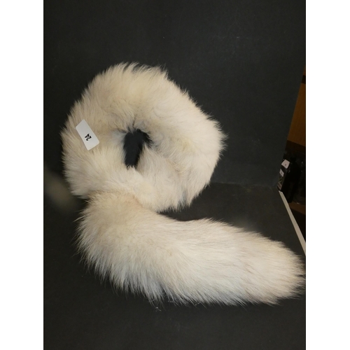 24 - Long Real Fox Fur Tail