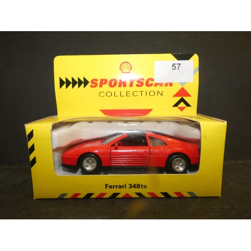 57 - DIE CAST SPORTCAR COLLECTION FERRARI MODEL